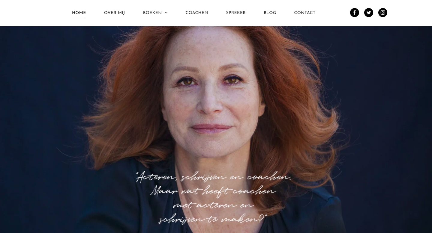 Marian Mudder website home